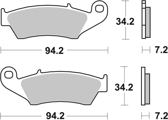 sbs 694CS Bremseklosser sbs 694CS Bremseklosser