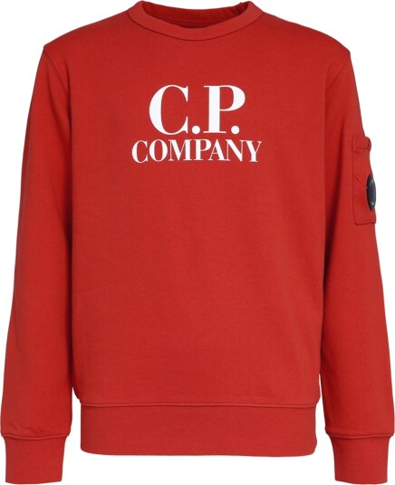 C.P. Company Collegegenser Rød m. Hvit C.P. Company 14 år 164 Collegegenser