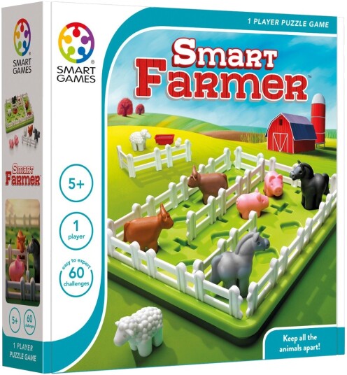SmartGames Smart Farmer Logikkspill for Barn 5+ - 60 Utfordringer SmartGames Smart Farmer Logikkspill for Barn 5+ - 60 Utfordringer