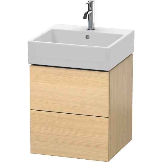 Duravit L-Cube Servantskap m/2 skuffer 484x544x459 mm Middelhavs Eik