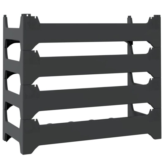 vidaXL Vinstativ for 24 flasker PP stablebar