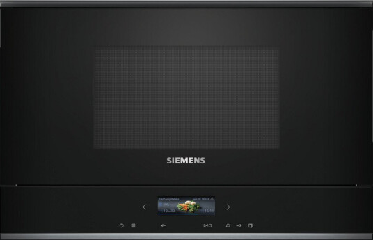 Siemens iQ700 Integrert Mikrobølgeovn med TFT-display 21L Sort Siemens iQ700 Integrert Mikrobølgeovn med TFT-display 21L Sort