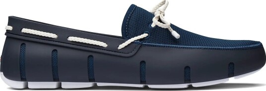 Swims Braided Lace Loafer Navy 12 29.5 cm
