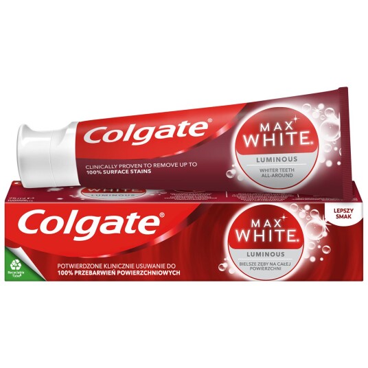 Colgate Max White Luminous Tannkrem 75 ml.