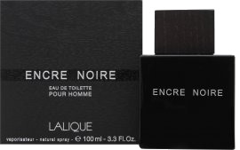 Lalique Encre Noire Eau de Toilette 100ml Spray for Men med Mysk og Bergamott