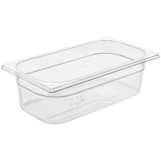 VEGA Kantine Trigno GN 1/3; Størrelse GN 1/3, 3.8l, 32.5x17.5x10 cm (LxBxD); Transparent