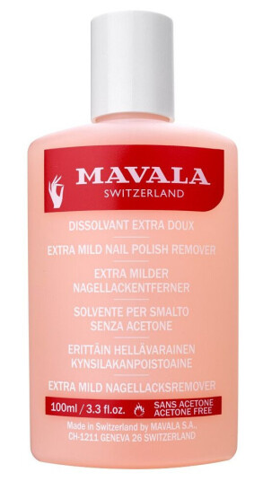 Mavala Extra Mild Acetone Free Nail Polish Remover 100ml