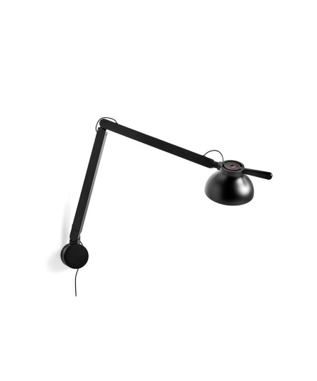 HAY - PC Double Arm Vegglampe Soft Black