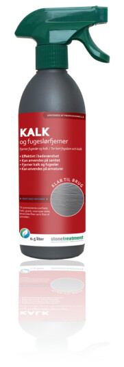 STONETREATMENT KALK OG FUGESLØRFJERNER 0,5 LITER SPRAY STONETREATMENT KALK OG FUGESLØRFJERNER 0,5 LITER SPRAY