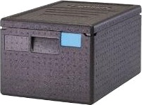 Termokasse Cambro 1/1Gn 46L 60X40x31.6 Cm Med Låg Epp Sort,1 Stk