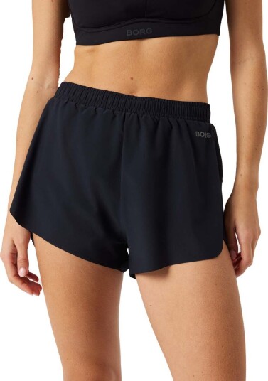 Björn Borg Women"s Borg Performance 2 In 1 Shorts Black Beauty XL