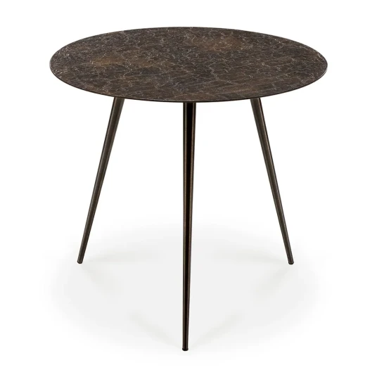 Ethnicraft Luna Salongbord Ø50 cm Whisky
