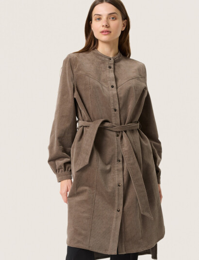 Soaked in Luxury Slhelle Dress - Brown - M Soaked in Luxury Slhelle Dress - Brown - M