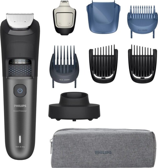 Philips 7000 Series skjeggtrimmer BT7665/15 Metallic Philips 7000 Series skjeggtrimmer BT7665/15 Metallic