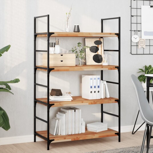 Flytende hyller 3 stk 80x40x4 cm oljebehandlet heltre akasie