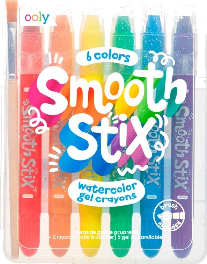 Ooly Gel Crayons 6 pcs Smooth Stix Watercolor Purple One Size Ooly Gel Crayons 6 pcs Smooth Stix Watercolor Purple One Size