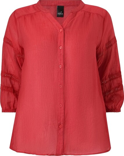 ADIA Bluse adFione Rød ADIA Bluse adFione Rød