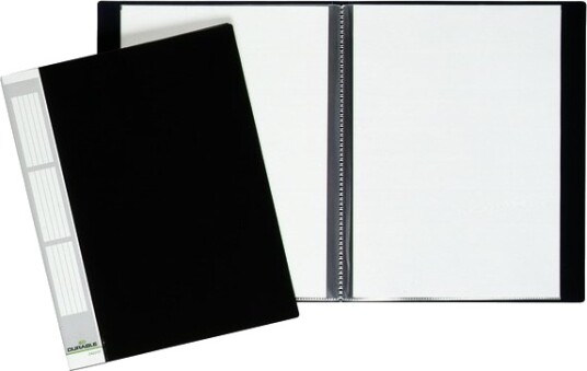 Durable Duralook Svart Polypropylen Pp 20 Ark A4 1 Stykker