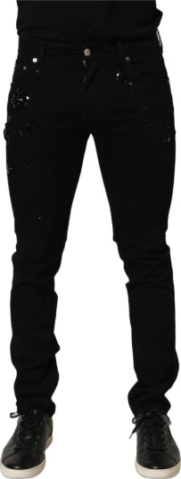 Dolce & Gabbana Herre Jeans Svart M,