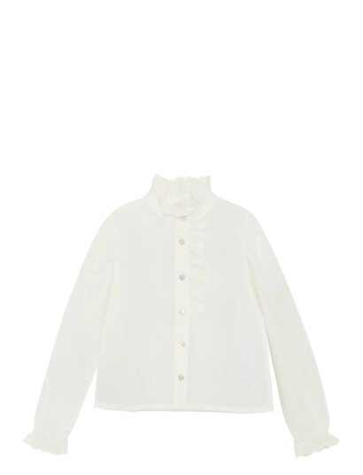 Creamie Blouse Woven - White - 140