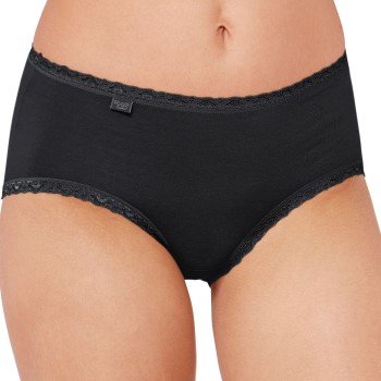 Sloggi Truser 3P 24 7 Cotton Lace Midi Briefs Svart bomull 50 Dame Sloggi Truser 3P 24 7 Cotton Lace Midi Briefs Svart bomull 50 Dame