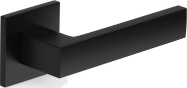 Metal Bud Dørhåndtak Innendørs Q Slim Sort Cube Q Slim Metal Bud Dørhåndtak Innendørs Q Slim Sort Cube Q Slim