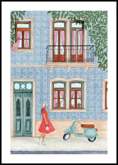 Lisbon City Plakat Plakat / 100x150cm