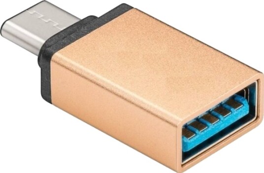 Premiumcord Usb 3.1 C Hann Til Usb 3.0 A Hunn Adapter Gull Otg