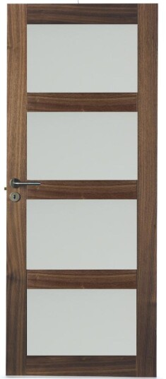 Swedoor Dørbl Unique Gw04l   9x21 Valnøtt