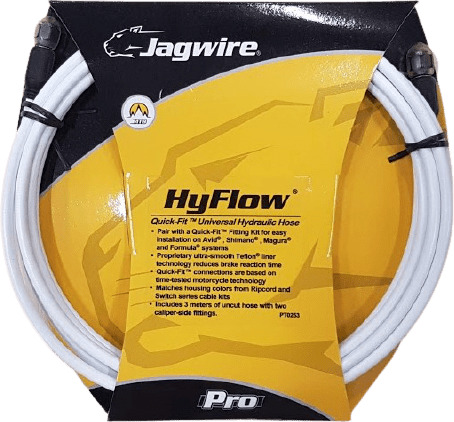 Kabelsett Jagwire HyFlow Hydraulisk Quick-Fit Teflon 3000 mm Hvit