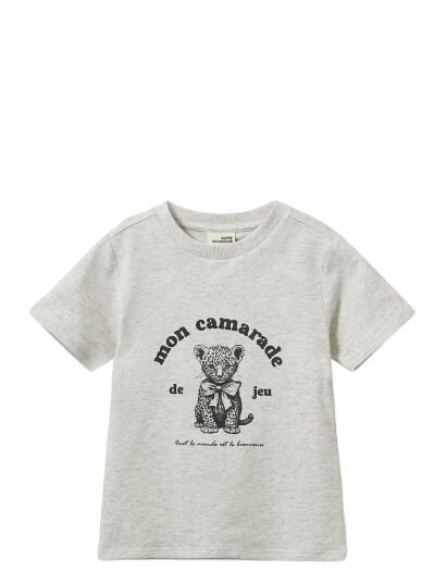 Sofie Schnoor Baby and Kids Elliekb T Shirt Grey 110 Sofie Schnoor Baby and Kids Elliekb T Shirt Grey 110