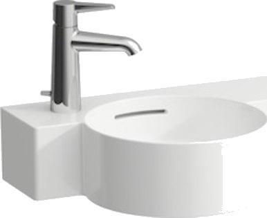 Laufen Val servant, 55x31,5 cm, venstre, hvit Laufen Val servant, 55x31,5 cm, venstre, hvit