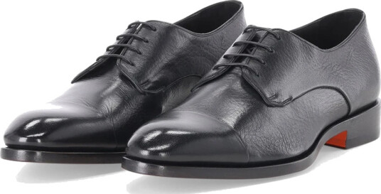 Santoni Herre Sko Svart 44 EU,