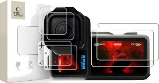 Tech-Protect Glass Fit+ 2-Set Glass + Film for GoPro Mission 1 / Pro