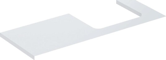 Geberit One 505.325.00.1 Benkeplate 120 cm Hvit, Blank