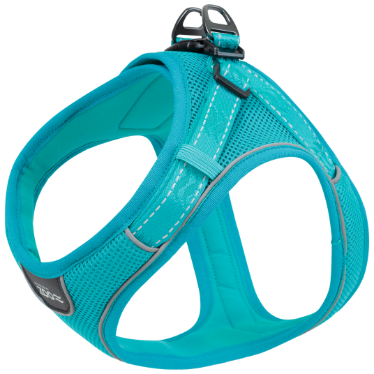 Rufus Justerbar Hundesele Turkis M 20 mm x 40-50 cm Bryst 20 mm x 52-62 cm Selected by ZOO