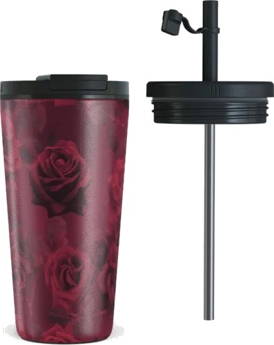 Burga Termokrus med lokk og suger??r   500 ml   Femme Fatale