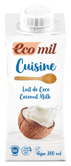 Diverse Ecomil kokosmelk alternativ til fløte 200ml