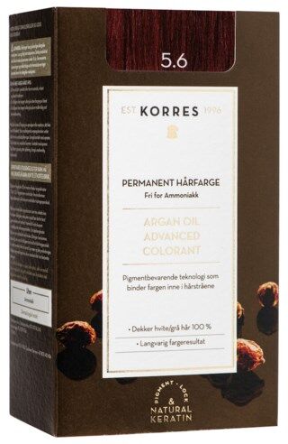 Korres Argan Oil Advanced Colorant 5.6 Red Light Brown