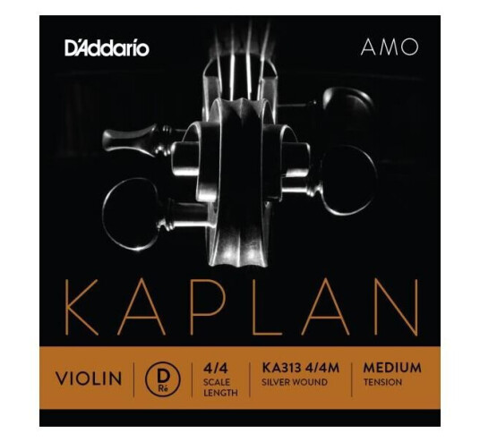 D'Addario Ka313 4/4m Fiolin Streng Kaplan Amo D-Sølv 4/4 10.5 D'Addario Ka313 4/4m Fiolin Streng Kaplan Amo D-Sølv 4/4 10.5
