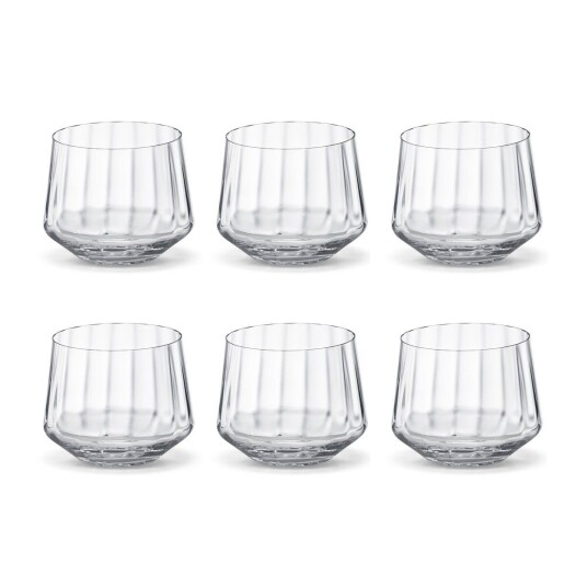 Jensen Bernadotte drikkeglass lavt 25 cl 6-stk. Krystallinsk