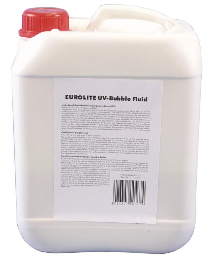 EuroLite Uv-Bubblefluid 5l Rød EuroLite Uv-Bubblefluid 5l Rød
