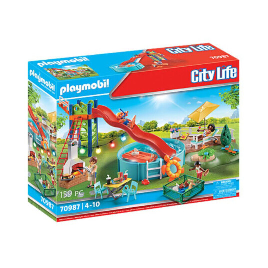 Playmobil City Life Bassengfest Med Sklie 70987