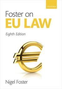 Foster On Eu Law Av Nigel Foster Foster On Eu Law Av Nigel Foster