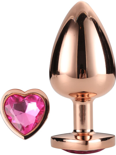 DreamToys Dream Toys Gleaming Love Rose Gold Plug small
