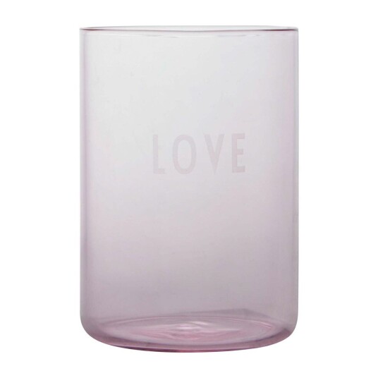 Design Letters favorittglass 35 cl Love-rose Design Letters favorittglass 35 cl Love-rose
