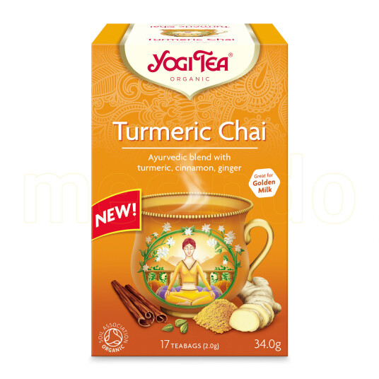 Yogi Tea Turmeric Chai Ø - 17 Poser Yogi Tea Turmeric Chai Ø - 17 Poser
