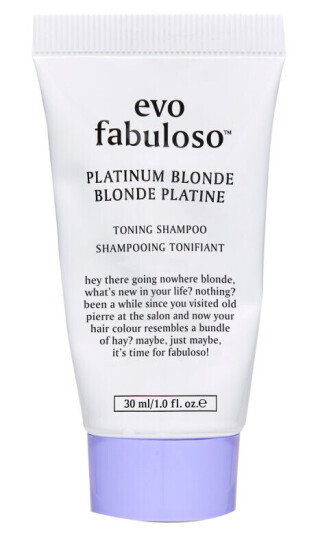 Evo Fabuloso Platinum Blonde Toning Sjampo 30 ml - Parabenfri, Sulfatfri, Vegansk Evo Fabuloso Platinum Blonde Toning Sjampo 30 ml - Parabenfri, Sulfatfri, Vegansk