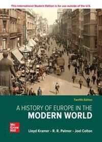 Ise A History Of Europe In The Modern World Av Lloyd Kramer, R. R. Palmer, Joel Colton