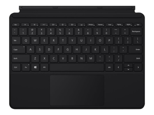 Microsoft Surface Go Type Cover - tastatur - med styrepute, akselerometer - Tysk - svart